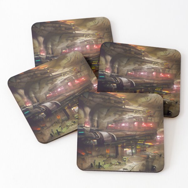 Item preview, Underground Base | Artificial Inteligence Generated Art designed and sold by AllAboutAI.