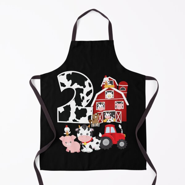 Item preview, Farm Barnyard Theme Pig Cow Horse 2nd Birthday 2 Yrs Old designed and sold by MalloWilli.
