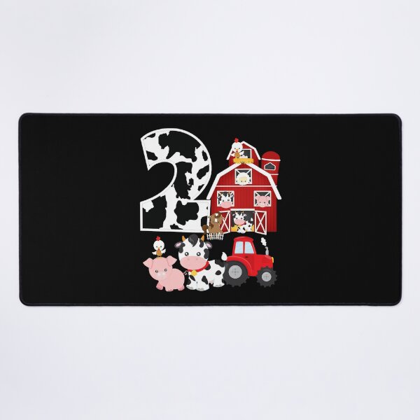 Item preview, Farm Barnyard Theme Pig Cow Horse 2nd Birthday 2 Yrs Old designed and sold by MalloWilli.