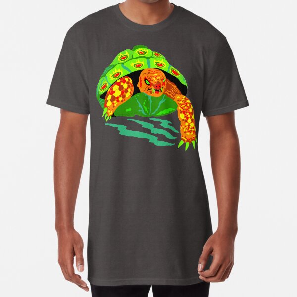 The Creeping Menace Terrifying Turtle Long T-Shirt