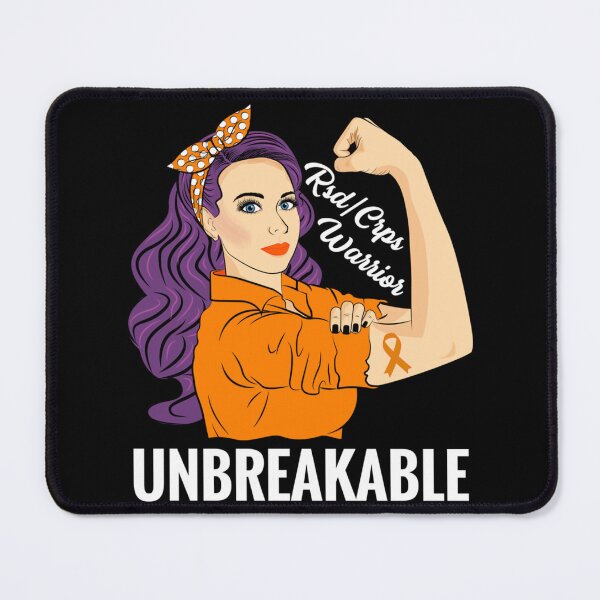 Item preview, Rsd Crps Warrior Unbreakable Awareness Support Zipped Hoodie designed and sold by kimmesajgreh.