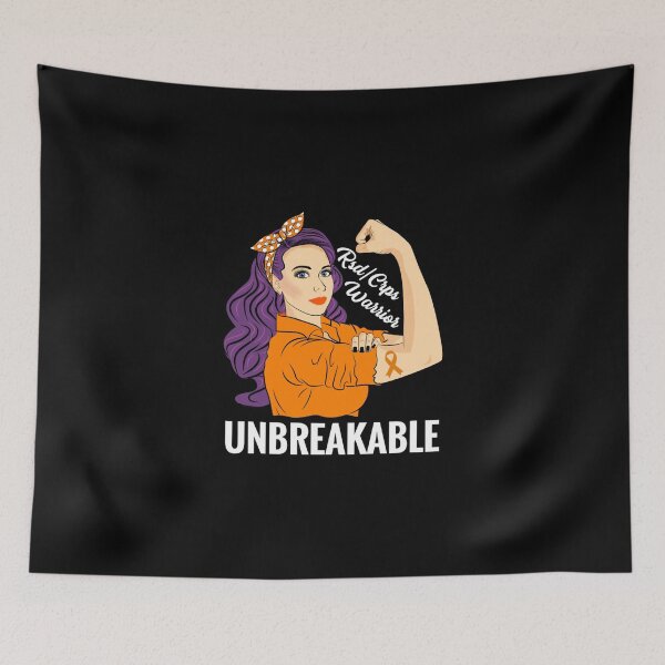 Item preview, Rsd Crps Warrior Unbreakable Awareness Support Zipped Hoodie designed and sold by kimmesajgreh.
