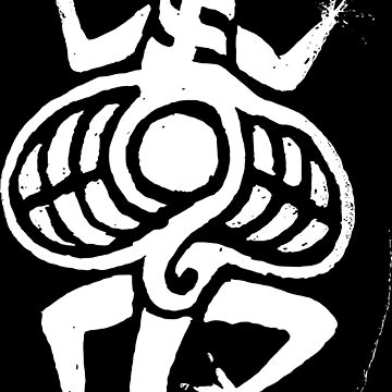 Artwork thumbnail, Aztec lizard illustration by duadua dua