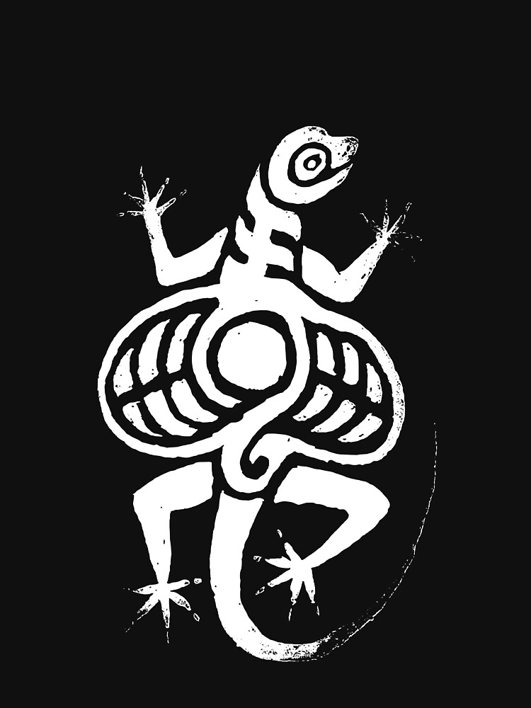 Thumbnail 7 of 7, Essential T-Shirt, Aztec lizard illustration designed and sold by misahiraysa.
