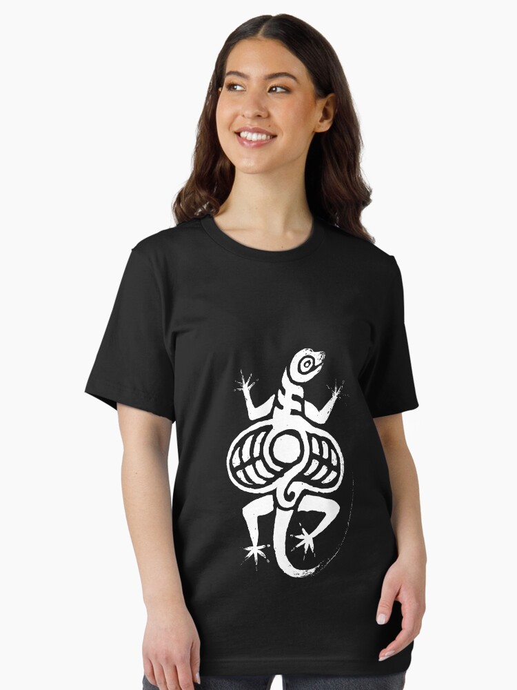 Thumbnail 1 of 7, Essential T-Shirt, Aztec lizard illustration designed and sold by misahiraysa.