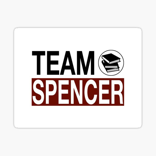 Artikel-Vorschau von Team Spencer (Neue Version) (Schwarz auf Weiß), designt und verkauft von WhichCrafts.