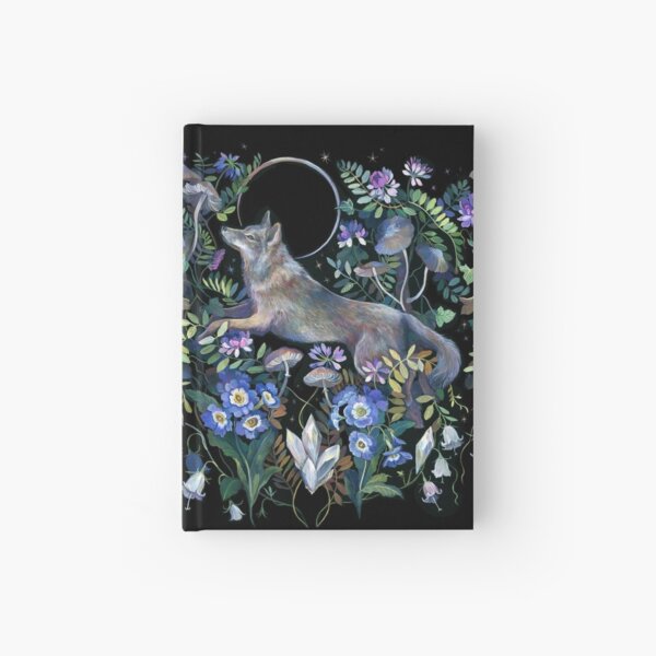 Moon Wolf Hardcover Journal