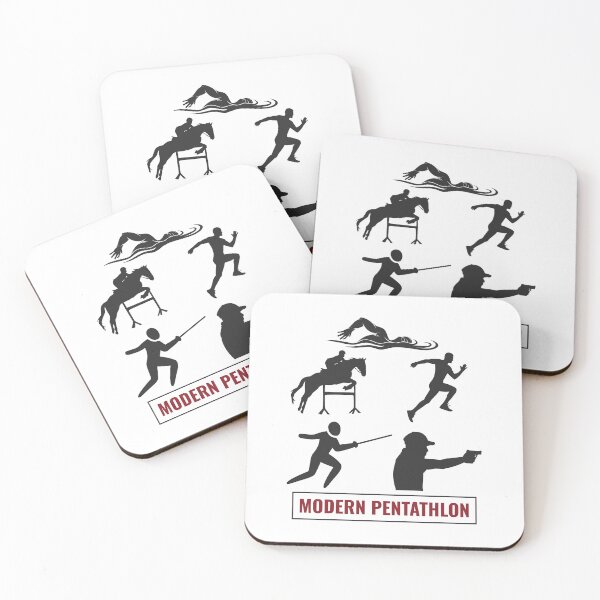Item preview, Modern Pentathlon - Swimming Fencing Riding Shooting Running designed and sold by CuteDesigns1.