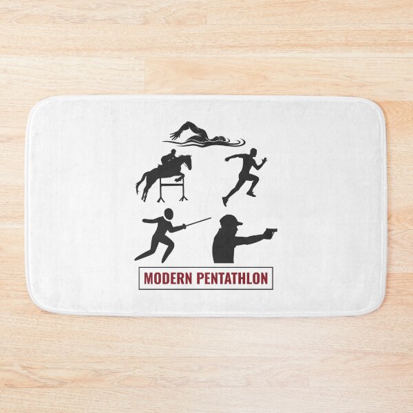 Item preview, Modern Pentathlon - Swimming Fencing Riding Shooting Running designed and sold by CuteDesigns1.
