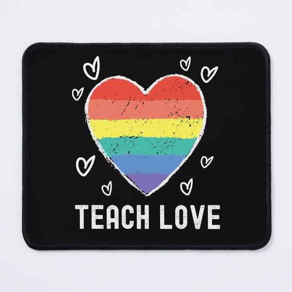 Item preview, Teach Love Heart - Gay Educator, Gay Pride Teacher, LGBTQ Professor, Gay Teacher, Lesbian Teacher, Queer Educator, Gay Professor designed and sold by jadedscientist.