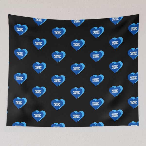 Item preview, Bigger on the Inside with Two Blue Hearts designed and sold by TreetopStudios.