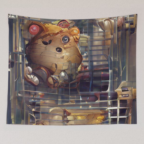 Item preview, Hamster Cage | Artificial Inteligence Generated Art designed and sold by AllAboutAI.