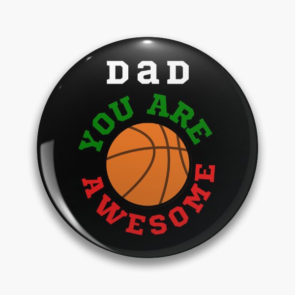 Artikelvorschau, Papa, du bist großartig - Vatertags-Basketball-Sport-Typografie entworfen und verkauft von Digitalme Designs.