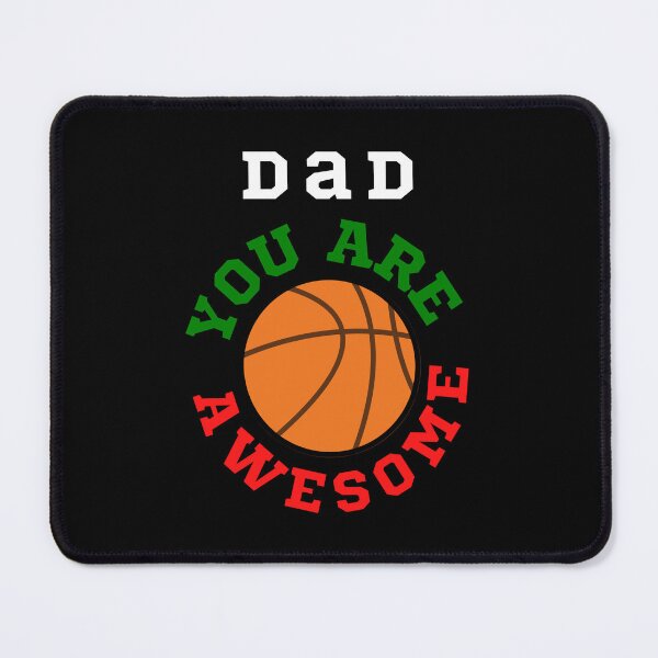 Item preview, Dad You Are Awesome - Fathers Day Basketball Sports Typography designed and sold by Digitalme Designs.