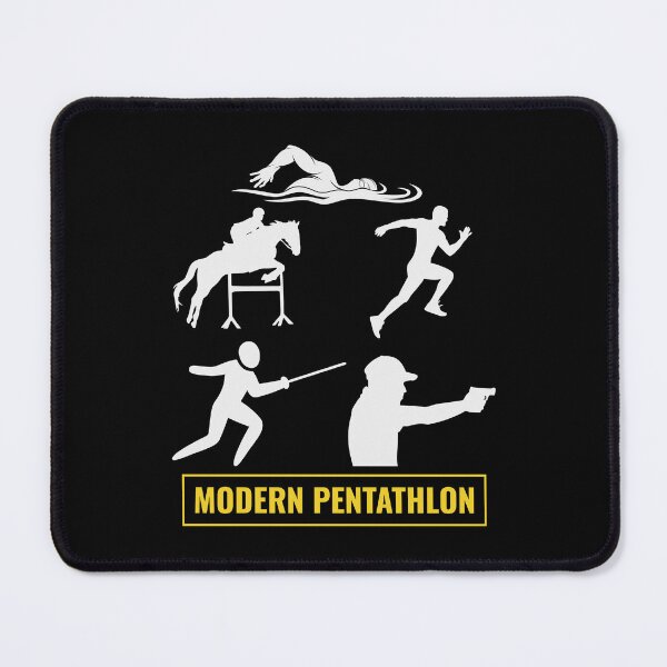 Item preview, Modern Pentathlon - Swimming Fencing Riding Shooting Running designed and sold by CuteDesigns1.