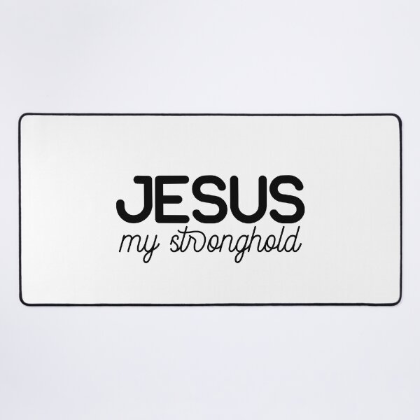 Item preview, Christian Verse - Jesus My Stronghold designed and sold by JacquelineLim.