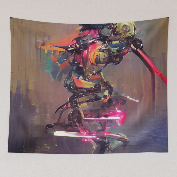Item preview, Robot Ninja | Artificial Inteligence Generated Art designed and sold by AllAboutAI.