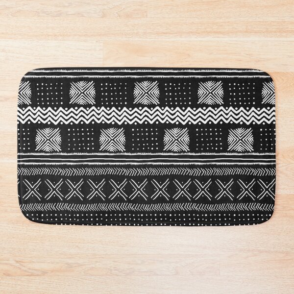 Item preview, Boho Geometric Stripe in Black and White designed and sold by House of Haha.