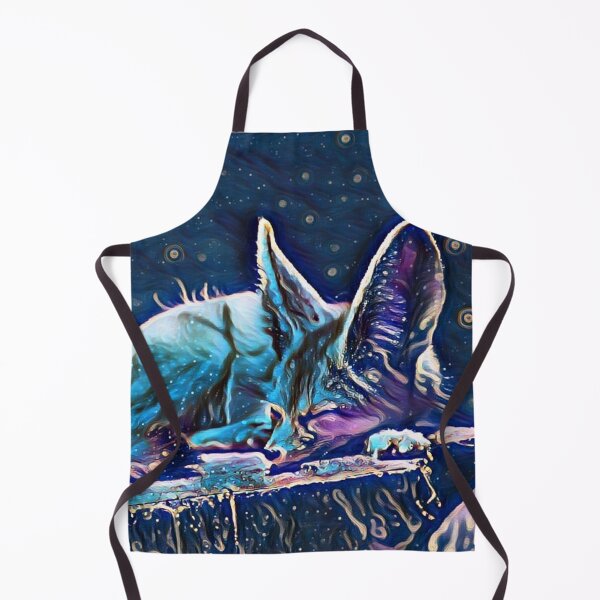 Item preview, Desert Fennec Fox Sleeping Midnight Portrait  designed and sold by TheWildFlix.