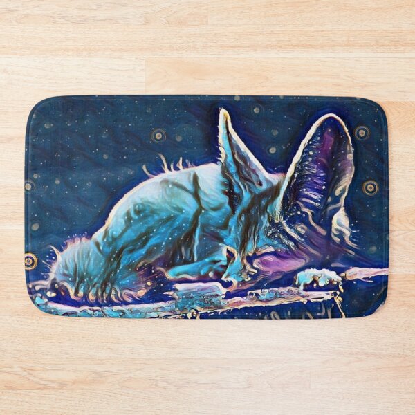 Item preview, Desert Fennec Fox Sleeping Midnight Portrait  designed and sold by TheWildFlix.