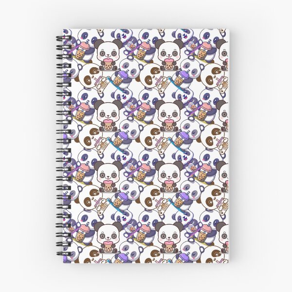 Item preview, Panda Bubble Tea pattern designed and sold by Dex-Shop.