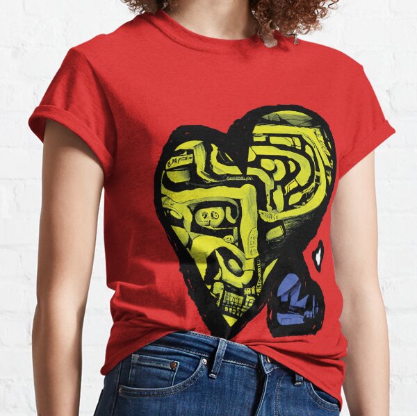 Two Squiggly Hearts Classic T-Shirt