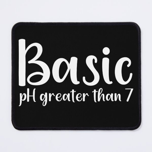 Item preview, Basic pH Greater Than 7 Chemistry Joke Cursive V2 designed and sold by SarahJisri.