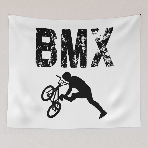Item preview, bmx race bike cyclist rider trick freestyle design designed and sold by la-petite-folie.