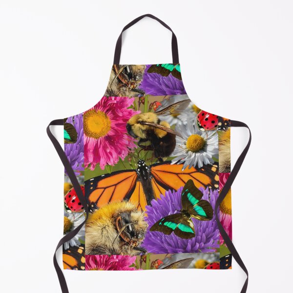 Item preview, Pollination Butterflies & Bumblebees With Flowers Design designed and sold by EarthArtDesigns.
