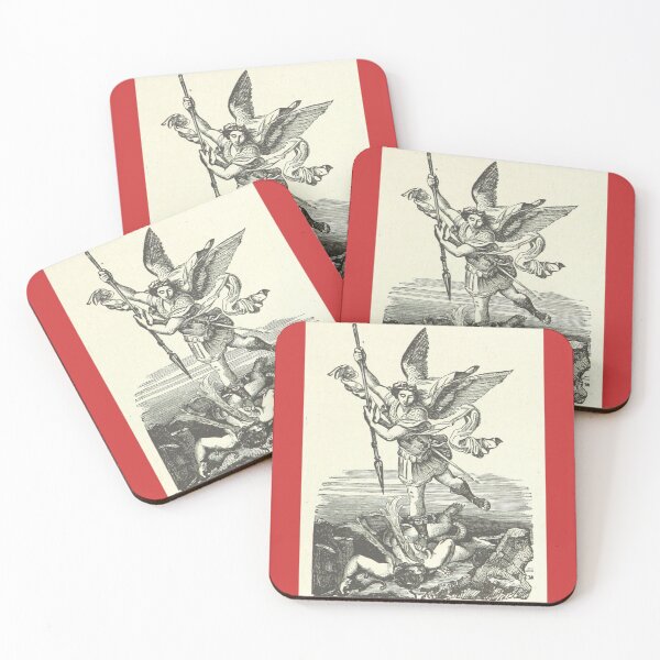 Item preview, Saint Michael Slaying Satan designed and sold by JGsClassicTees.