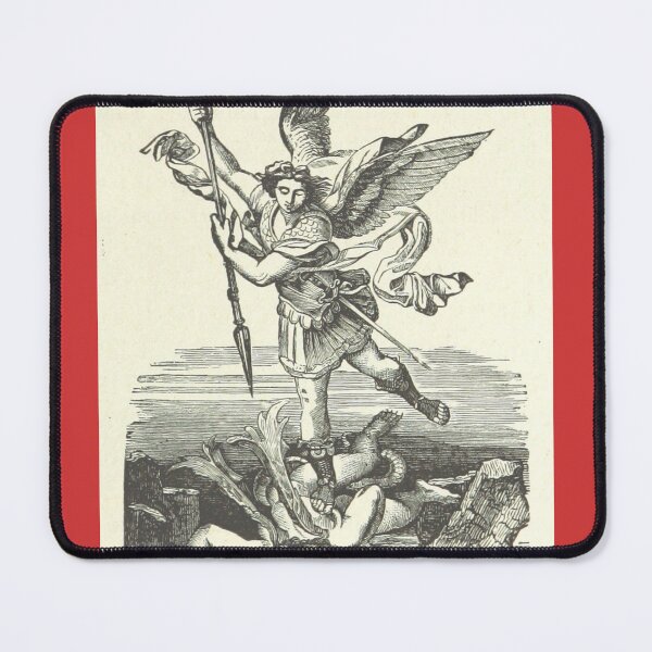 Item preview, Saint Michael Slaying Satan designed and sold by JGsClassicTees.