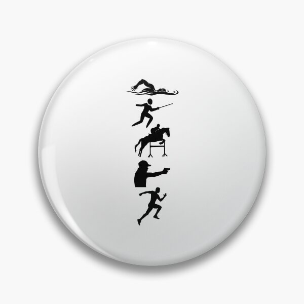 Item preview, Modern Pentathlon - Swimming Fencing Riding Shooting Running designed and sold by CuteDesigns1.