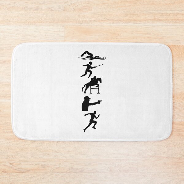 Item preview, Modern Pentathlon - Swimming Fencing Riding Shooting Running designed and sold by CuteDesigns1.