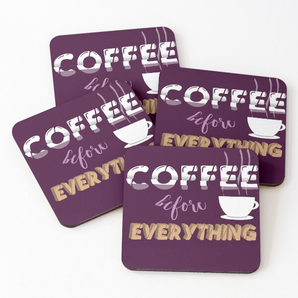Item preview, Coffee Before Everything Design designed and sold by pearl-carnation.