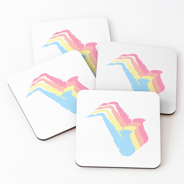 Item preview, Saxofón Pastel - Gradiente Arcoiris designed and sold by Disparate Thoughts.
