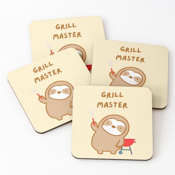 Item preview, Grill Master Summer Cookout Sloth  designed and sold by theslothinme.