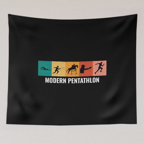 Item preview, Modern Pentathlon - Swimming Fencing Riding Shooting Running designed and sold by CuteDesigns1.