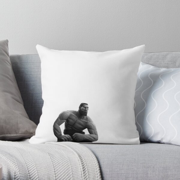 Gigachad Meme Funny Giga Chad Photoshop Pillow -  Portugal