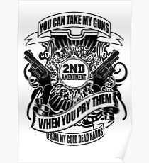 You Can Take My Guns When You Pry Them From My Cold Dead Hands Poster