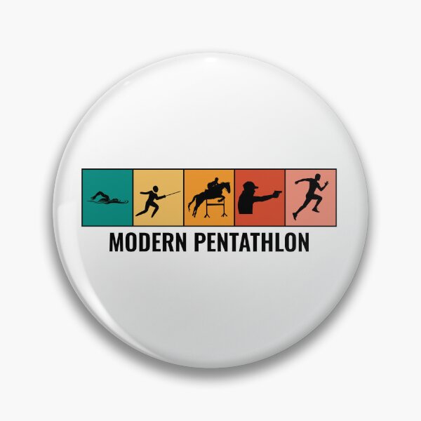 Item preview, Modern Pentathlon - Swimming Fencing Riding Shooting Running designed and sold by CuteDesigns1.