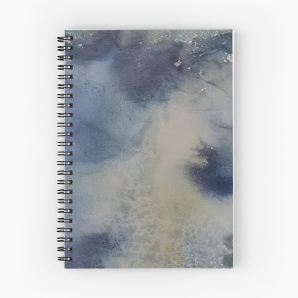 Item preview, Yellowstone Hydrothermal Pool #4 center closeup watercolor and ink painting designed and sold by ChillonLeachArt.