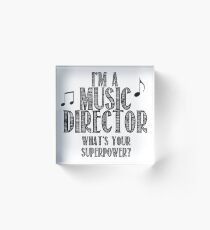Music Director Acrylic Block