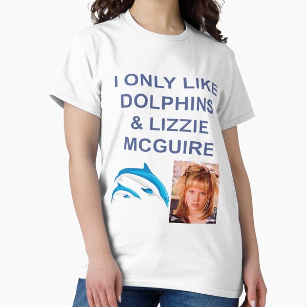 Item preview, solo me gustan los delfines y lizzie mcguire designed and sold by Thizmetoo.