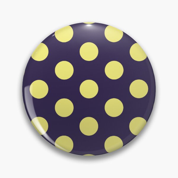 Item preview, Medium YELLOW and NAVY BLUE POLKA DOTS designed and sold by RachelMacht.