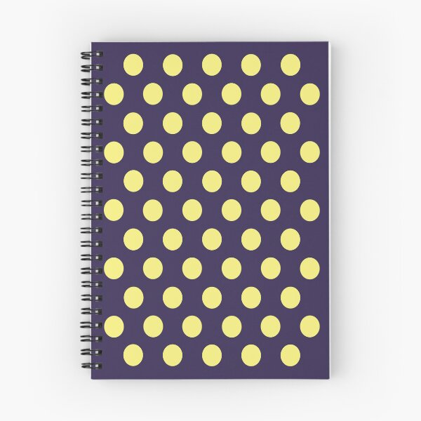 Item preview, Medium YELLOW and NAVY BLUE POLKA DOTS designed and sold by RachelMacht.