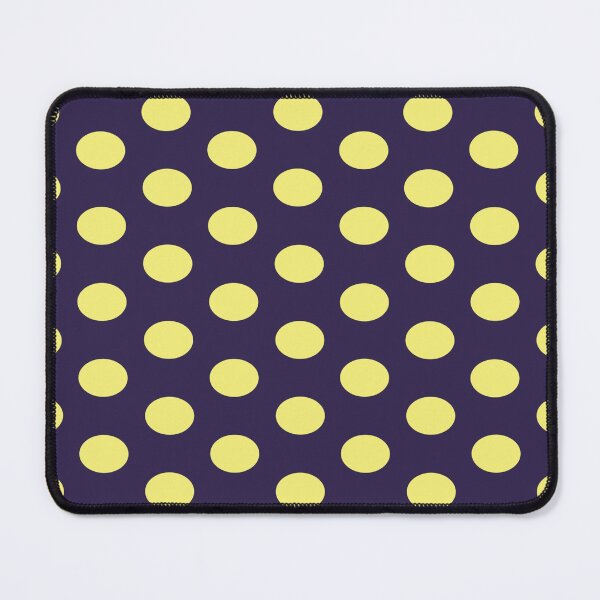 Item preview, Medium YELLOW and NAVY BLUE POLKA DOTS designed and sold by RachelMacht.