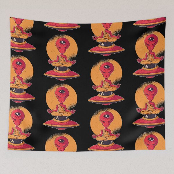 Item preview, Alien Meditation | Yoga Pilates Psychedelic | Love Trippy | Third Eye designed and sold by Qudkin.