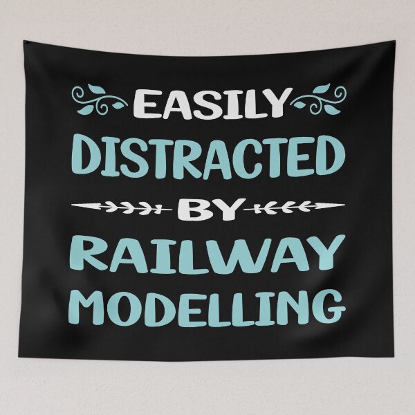 Item preview, Funny Easily Distracted Railway Modelling Model Railroading Train Trains designed and sold by sobonncbskyx.