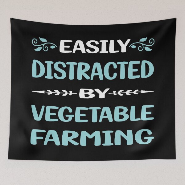 Item preview, Funny Easily Distracted Vegetable Farming designed and sold by sobonncbskyx.