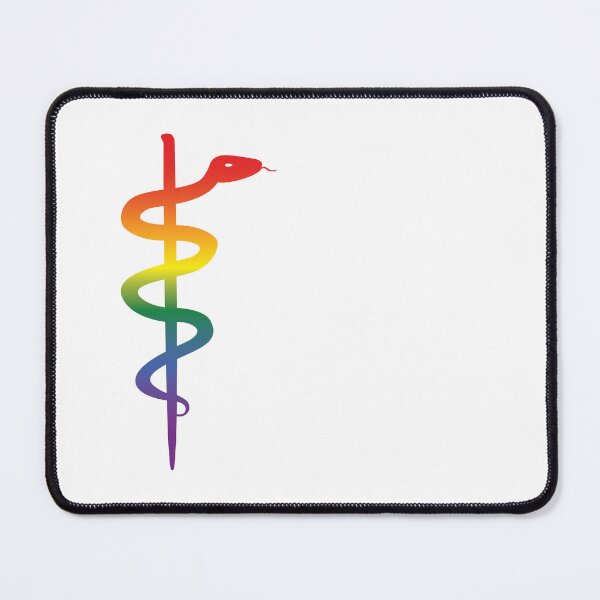 Item preview, Rod of Asclepius Pride Gradient Silhouette designed and sold by Artsy-Chemist.